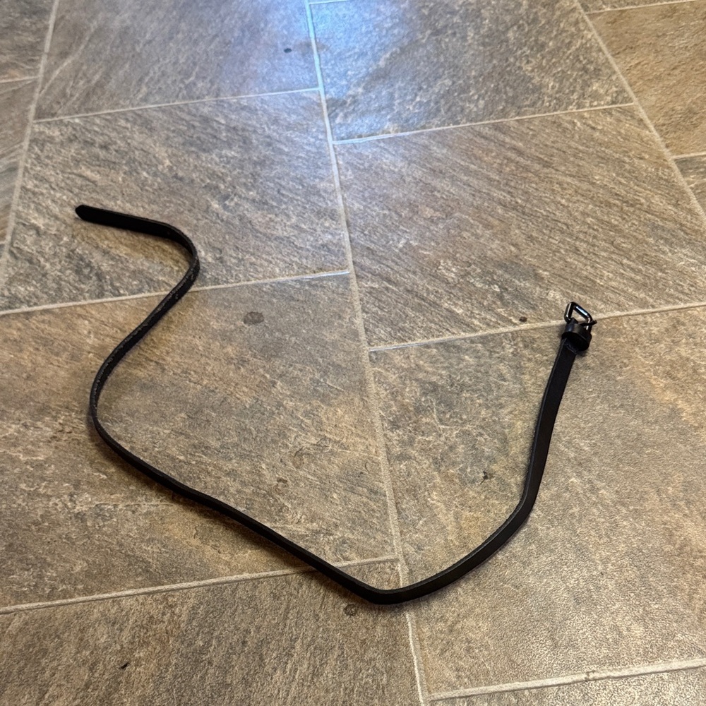 Black Leather Belt